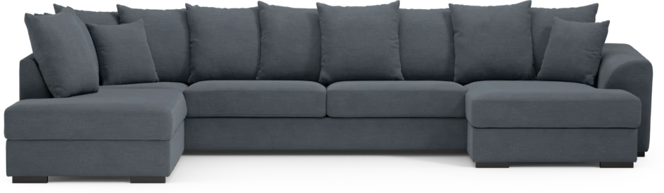 Town - 3-sits soffa med divan vänster och schäslong höger - Blå