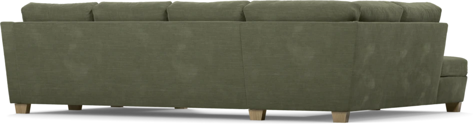 Friday - 3-sits soffa med divan vänster och schäslong höger - Grön