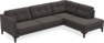 Rio - 3-sits soffa med divan höger - Grå