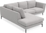 Madison - 2-sits soffa med divan vänster - Grå
