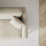 Eden - 3-sits svängd - Beige
