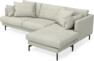 Harper - 4-sits med schäslong höger  - Beige
