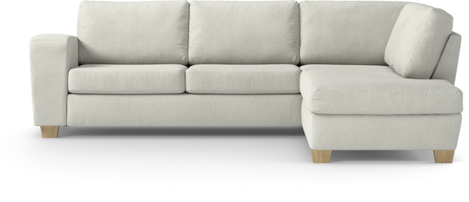 Friday - 2,5-sits soffa med divan höger - Vit