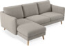 Madison Lux - 2-sits soffa med schäslong vänster - Beige