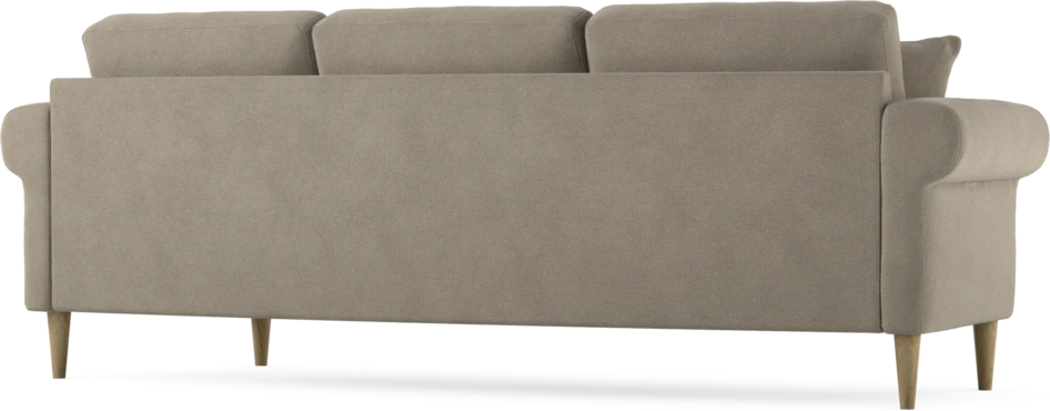 Eden - 3-sits soffa svängd - Beige
