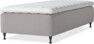 Delux Dream - Ramsäng, enkelsäng med bäddmadrass - Grå