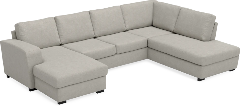 Friday - 3-sits soffa med schäslong vänster och divan höger - Beige