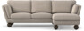 Madison - 2-sits soffa med schäslong höger - Beige