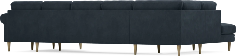 Eden - 3-sits soffa med divan vänster och schäslong höger - Blå