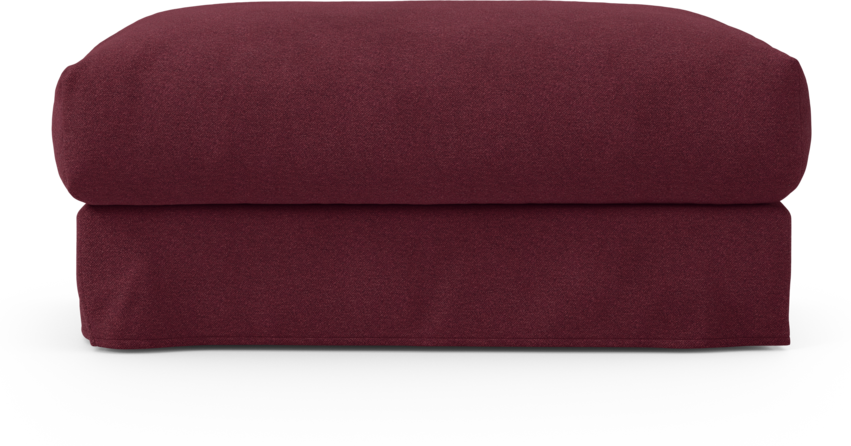 Cherrie Klädsel - Klädsel till fotpall 100 - Röd