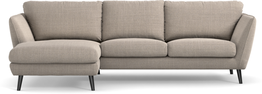 Madison Lux - 2-sits soffa med schäslong vänster - Beige