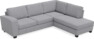 Friday - 2,5-sits soffa med divan höger - Grå