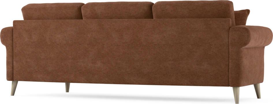 Eden - 3-sits soffa svängd - Orange