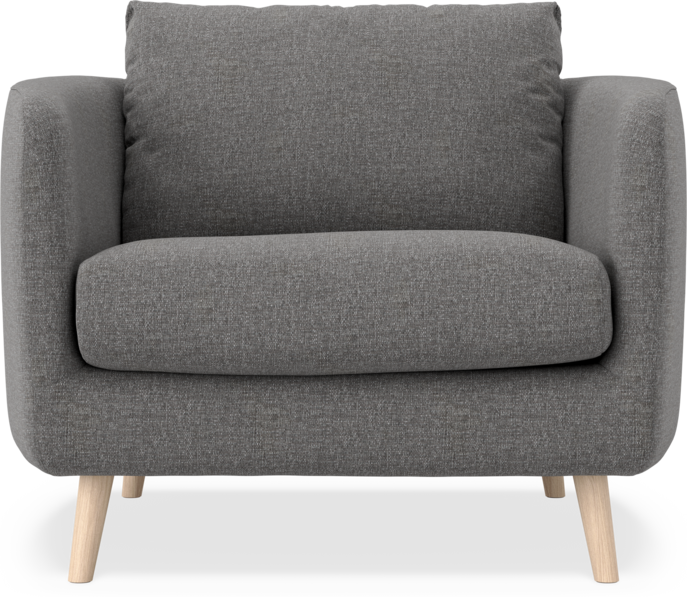 Madison Lux - Fåtölj, 70 cm - Grå