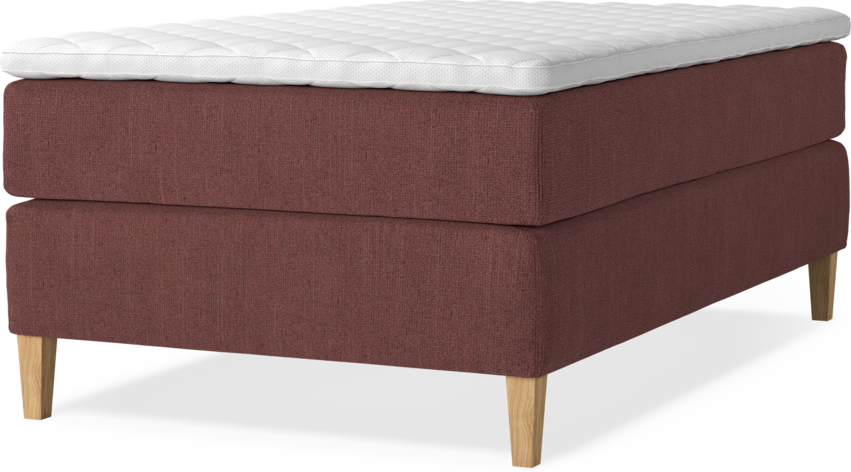 Delux Exclusive - Kontinentalsäng, enkelsäng 120 cm med bäddmadrass