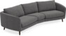 Madison - 3-sits soffa svängd, 90 cm - Grå