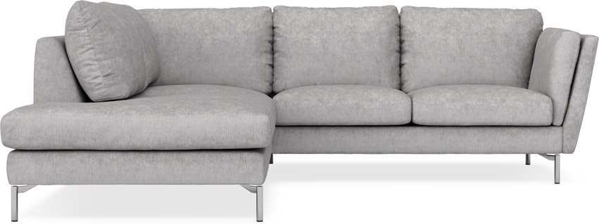 Madison - 2-sits soffa med divan vänster - Grå