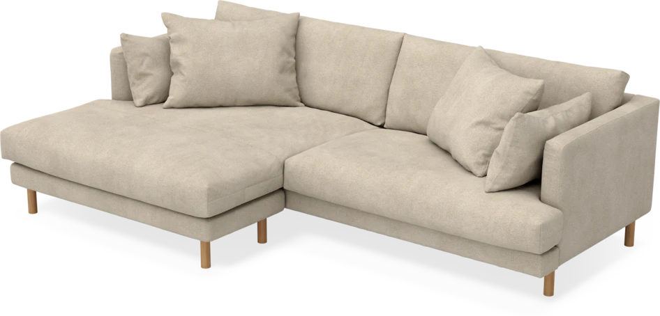 Harper - 4-sits med schäslong XL vänster - Beige