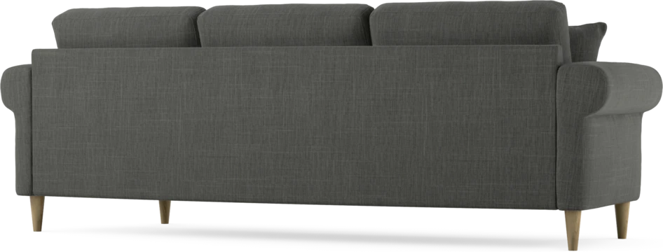 Eden - 3-sits soffa svängd - Grå