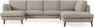 Madison Lux - 2-sits soffa med schäslong vänster och divan höger - Beige
