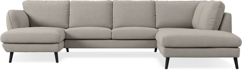 Madison Lux - 2-sits soffa med schäslong vänster och divan höger - Beige