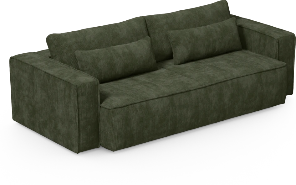 Ide - Bäddsoffa 3-sits - Grön