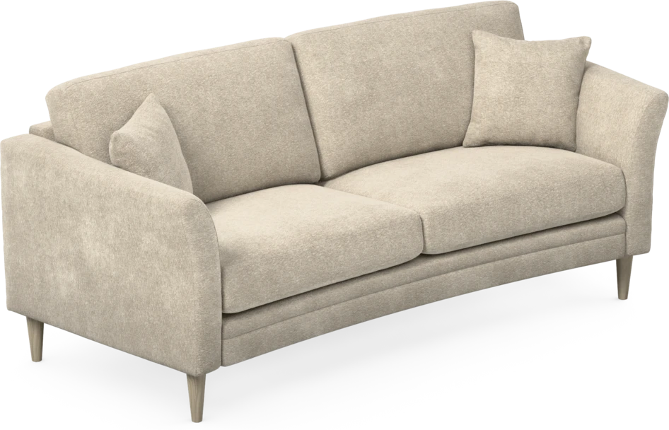 Eden - 2,5-sits soffa svängd - Beige