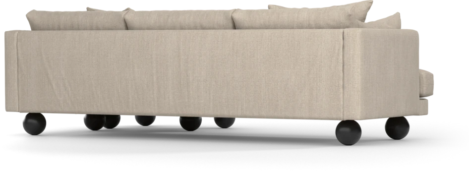 Harper - 4-sits med schäslong höger  - Beige