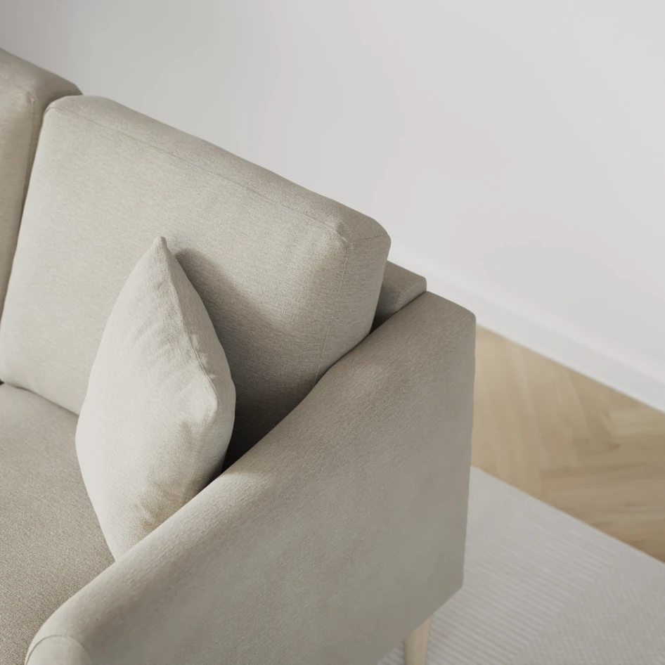 Eden - 3-sits soffa - Brun