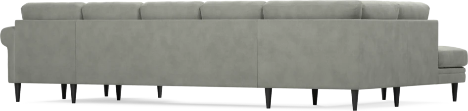 Eden - 3-sits soffa med divan vänster och schäslong höger - Grå