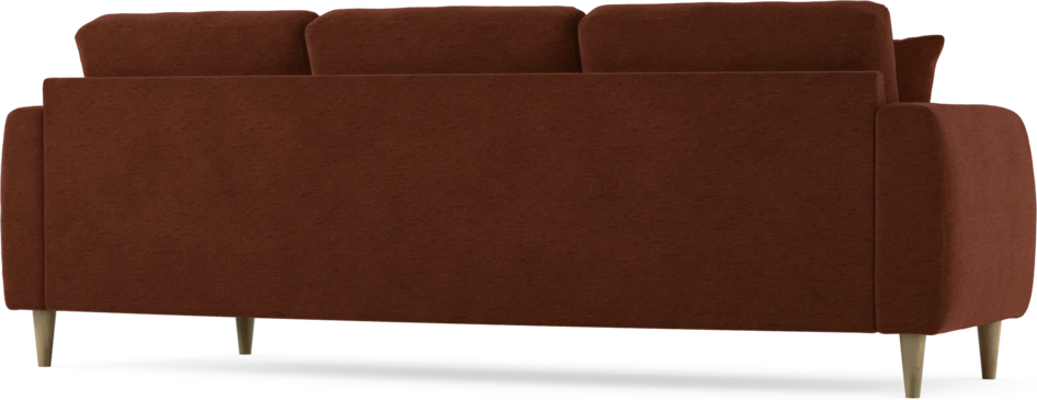 Eden - 3-sits soffa svängd - Orange