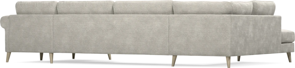 Bridge - 3-sits soffa med divan vänster och schäslong höger - Grå