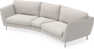 Madison - 3-sits soffa svängd, 90 cm - Grå