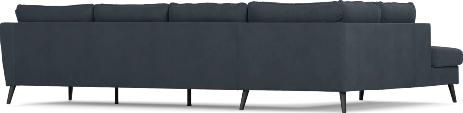 County - 3-sits soffa med divan vänster - Blå