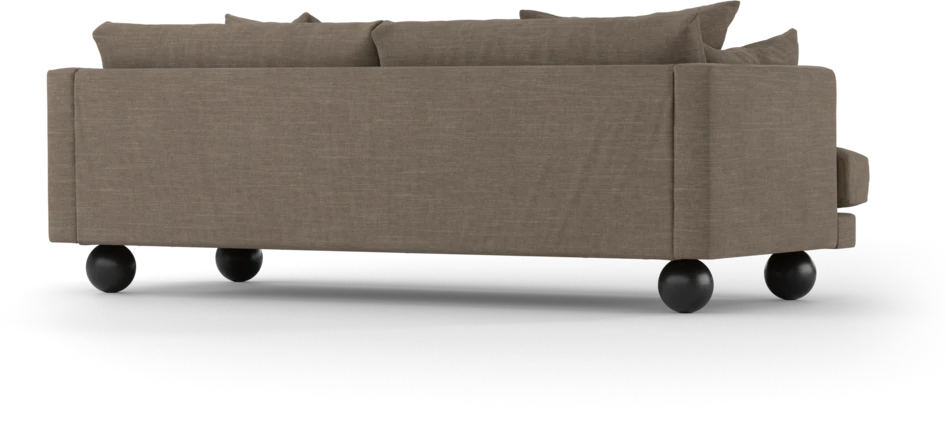 Harper - 3-sits soffa - Brun
