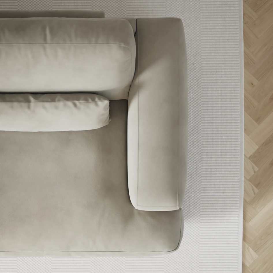 Noma - 3-sits soffa - Grå