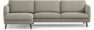 Madison Lux - 3-sits soffa med schäslong vänster - Grå