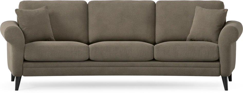 Eden - 3-sits soffa svängd - Beige