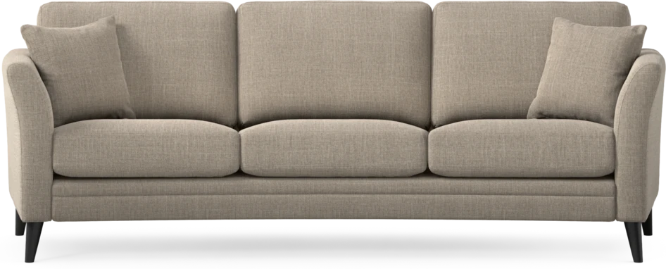 Eden - 3-sits soffa svängd - Beige