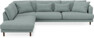 Harper - 3-sits soffa med divan vänster - Grön