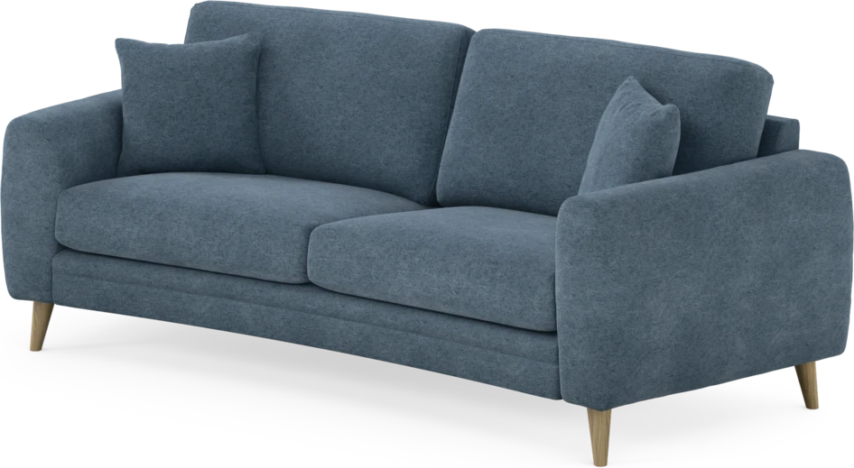Eden - 2,5-sits soffa svängd - Blå
