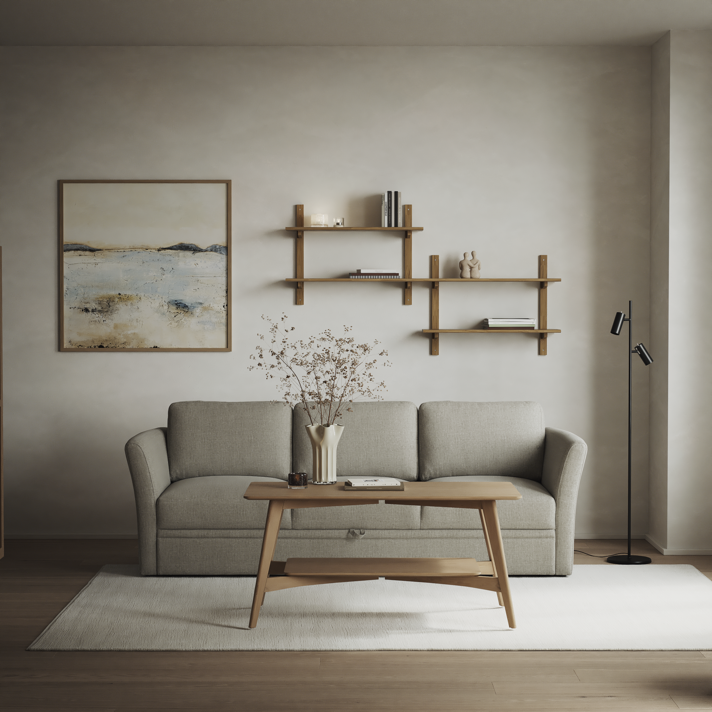 Öland - Bäddsoffa 3-sits, längsbäddad - inspiration
