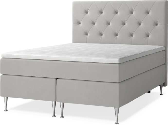 New York Supreme, Kontinentalsäng, dubbelsäng med bäddmadrass och sänggavel pikerad