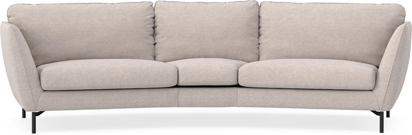 Madison - 3-sits soffa svängd, 90 cm - Beige