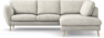 Madison - 2-sits soffa med divan höger - Vit