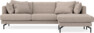 Harper - 4-sits med schäslong höger  - Beige