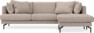 Harper - 3-sits soffa XL med schäslong höger  - Beige
