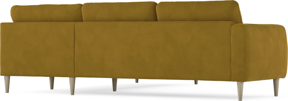 Bridge - Hörnsoffa, 2+2-sits - Gul