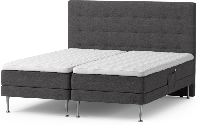 Särö Comfort, Ställbar säng, dubbelsäng med bäddmadrass och Bris sänggavel