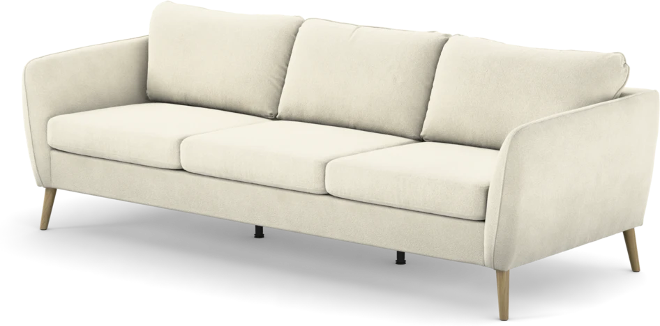 County - 3-sits soffa - Vit